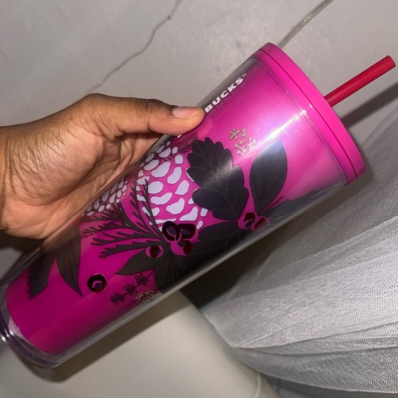 Starbucks Other - Starbucks cup HOT PINK